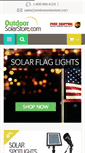 Mobile Screenshot of outdoorsolarstore.com